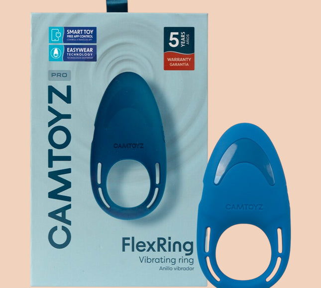 Flexring Anillo vibrador para el pene con App Camtoyz