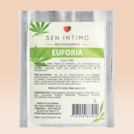 Sachet Multiorgasmo Euforia Sen 7ml