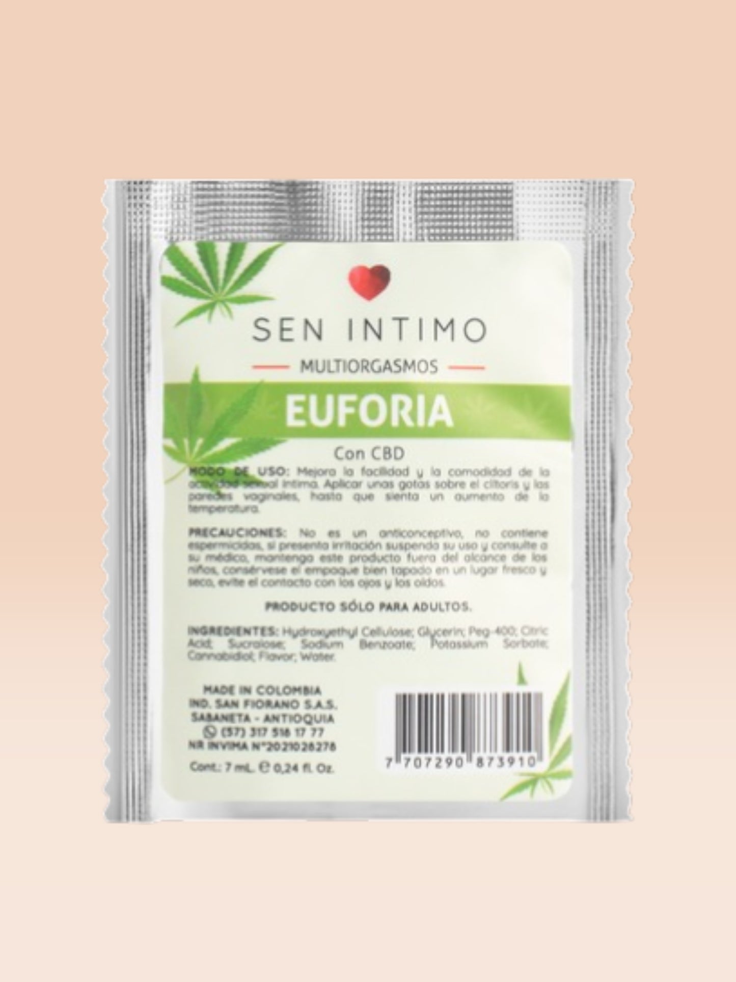 Sachet Multiorgasmo Euforia Sen 7ml