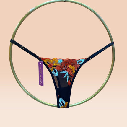 Panty Melojena Flor Roja/Amarillo
