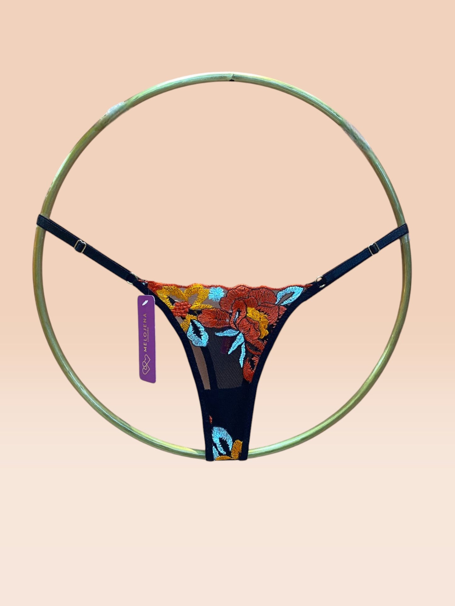 Panty Melojena Flor Roja/Amarillo