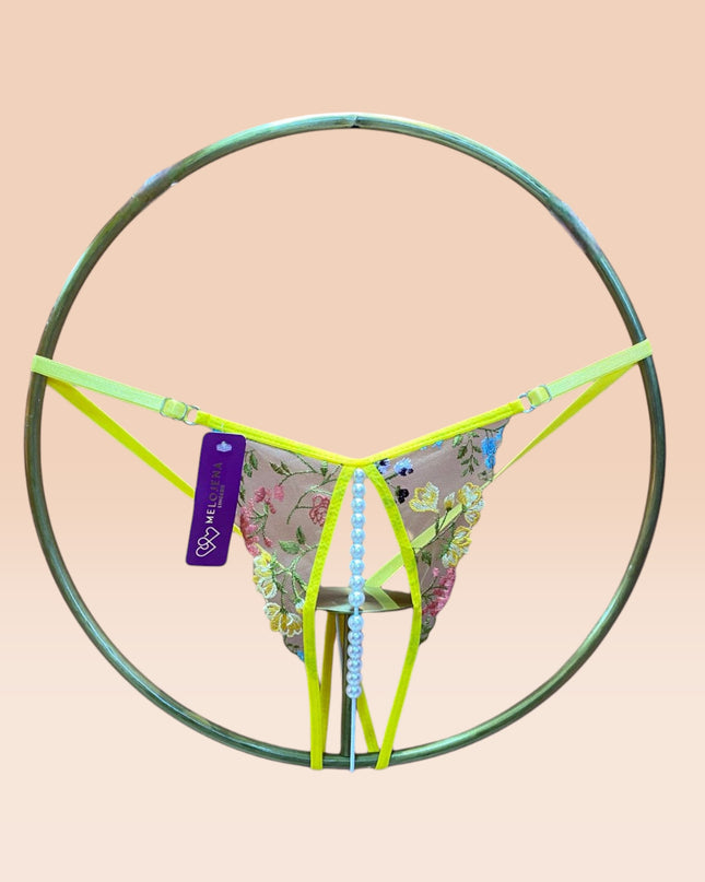 Tanga Abierta Perlas