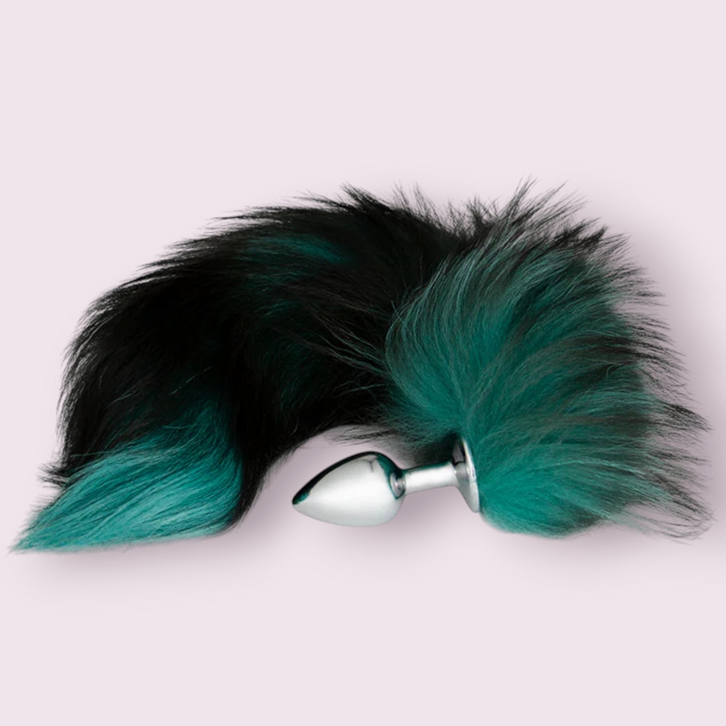 Plug Cola De Zorro Verde/Negro S