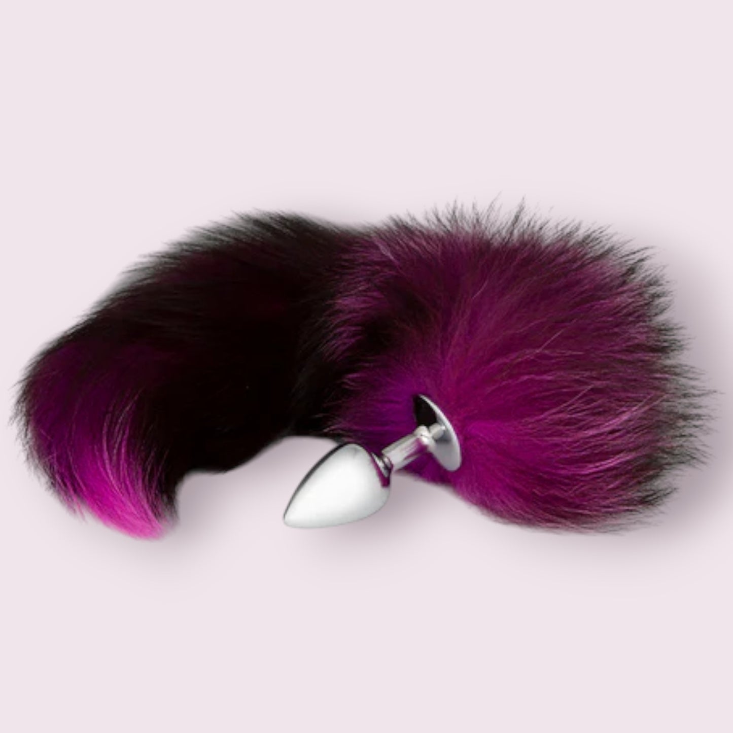 Plug Cola de Zorro Magenta S