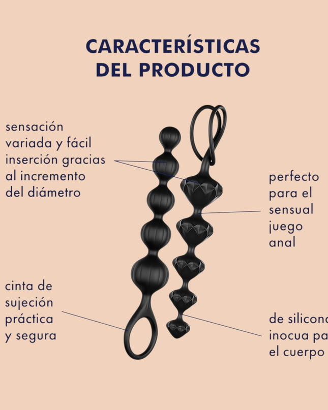 Set De Plugs Anales Satisfyer Love Beads