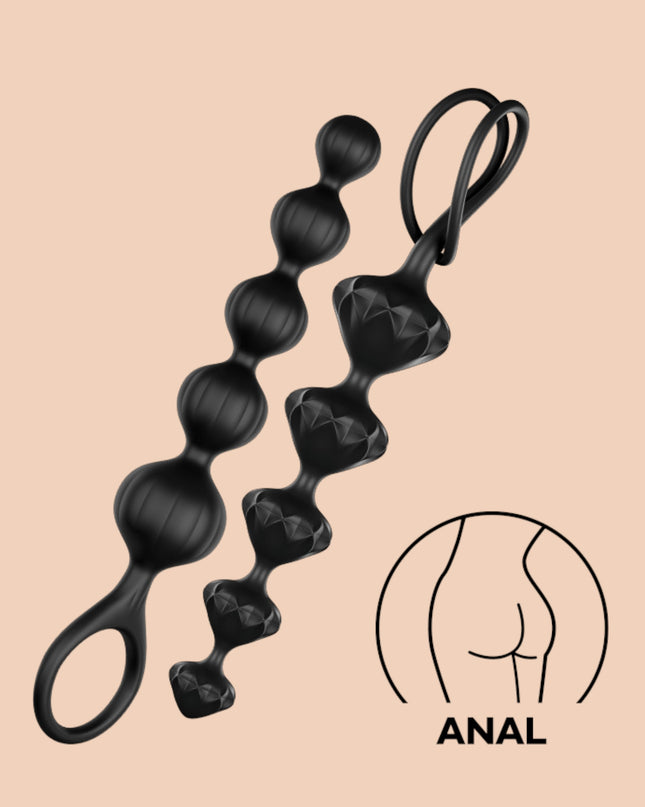 Set De Plugs Anales Satisfyer Love Beads