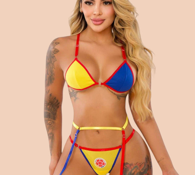 Conjunto Bralette Colombia Ref.718