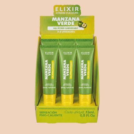 Lubricante Elixir Manzana Verde 15ml
