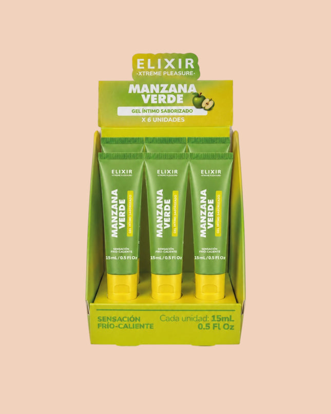Lubricante Elixir Manzana Verde 15ml