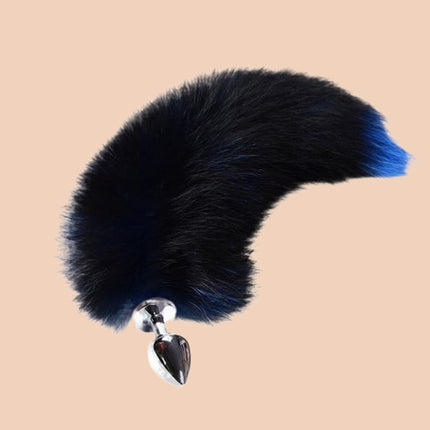 Plug Cola De Zorro Fox Azul