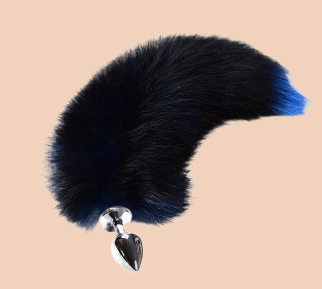 Plug Cola De Zorro Fox Azul