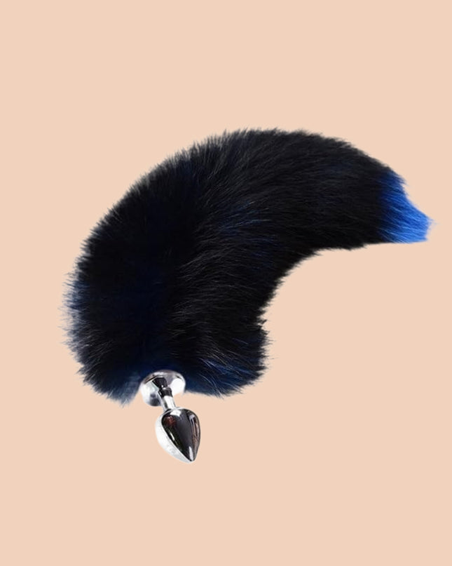 Plug Cola De Zorro Fox Azul