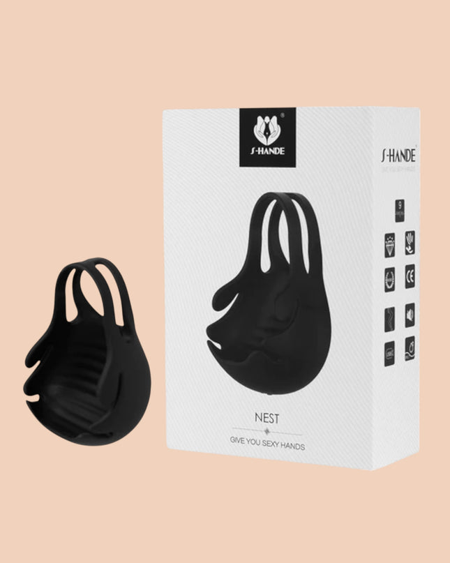 Anillo vibrador Estimulador Testiculos Nest Shande