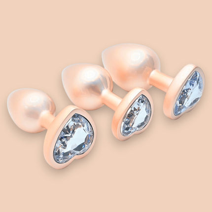 Plug Anal Dorado Holografico