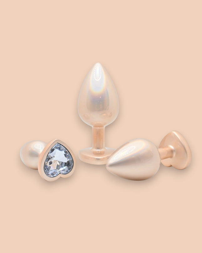 Plug Anal Dorado Holografico