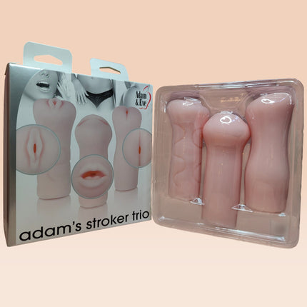 Set de Masturbadores Adam Stroker x3