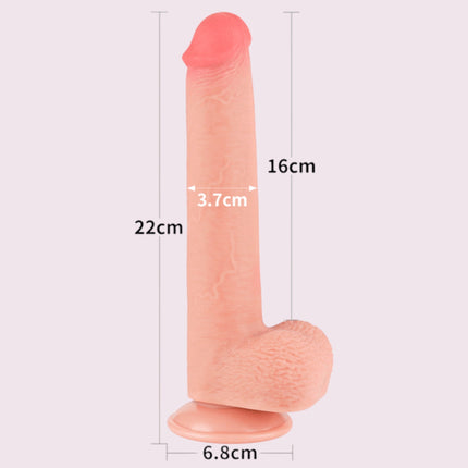 Dildo Sliding Skin LoveToy 22 cm