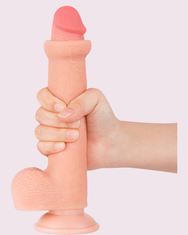 Dildo Sliding Skin LoveToy 22 cm