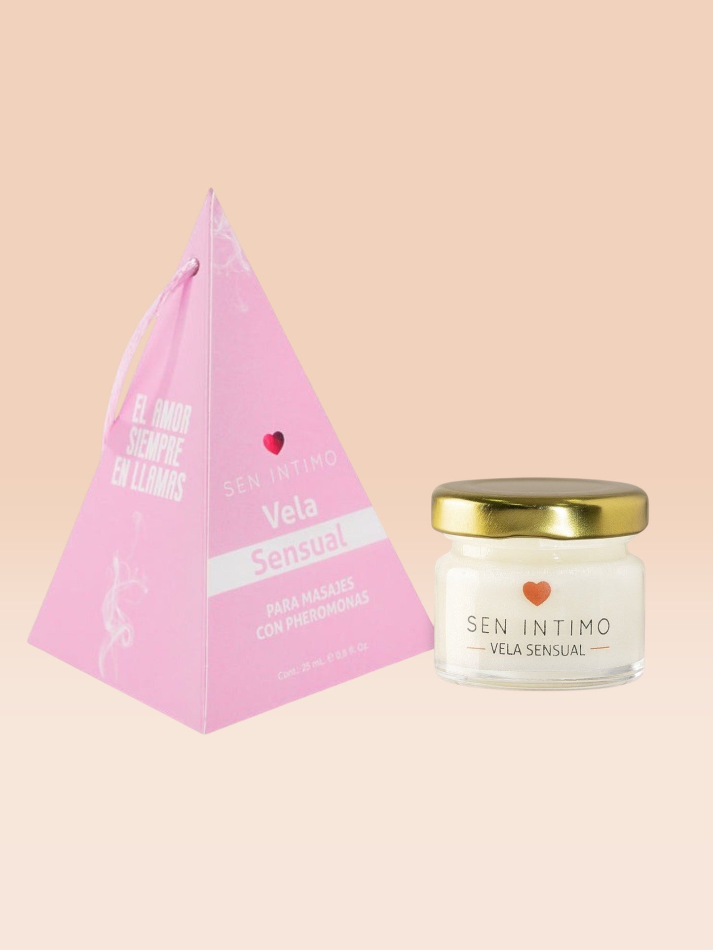 Vela Sensual para Masajes con Feromonas