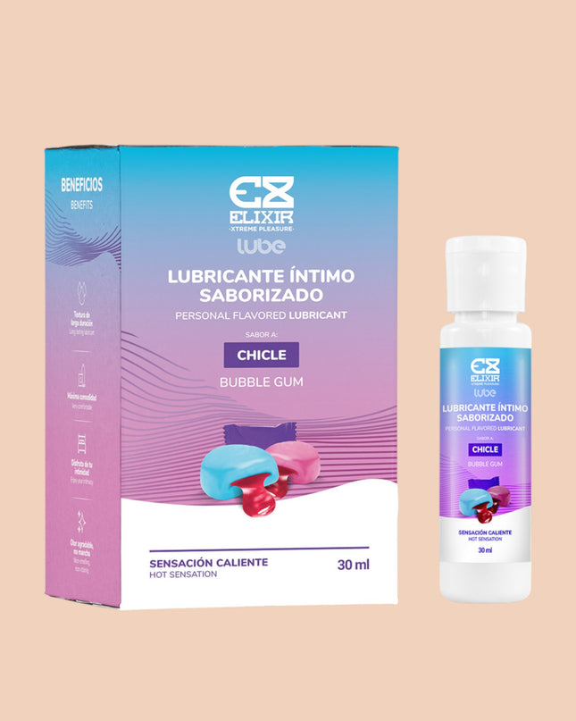 Lubricante Caliente Chicle Elixir