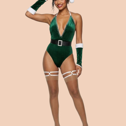 Disfraz Body Verde Navidad D12