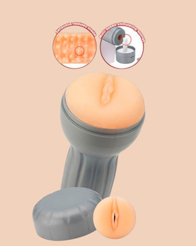 Maturbador con Vibracion Hanoy humper