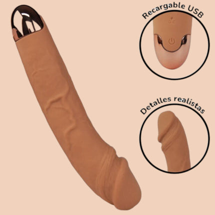 Vibrador Rotador Realista Murney