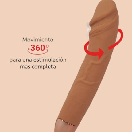 Vibrador Rotador Realista Murney