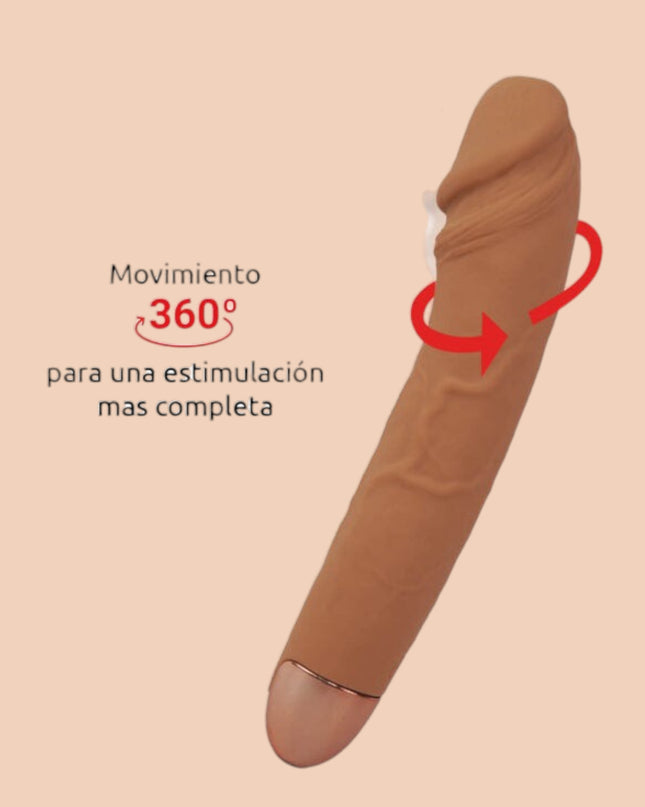 Vibrador Rotador Realista Murney