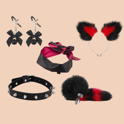 Kinky Heart Anal Set Negro