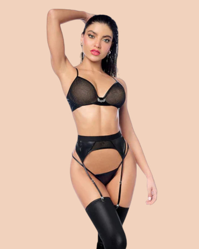Set en malla de Tres Piezas Mapale Ref.2806