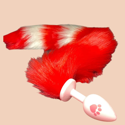 Plug Cola De Zorro Footprint Rojo Talla S