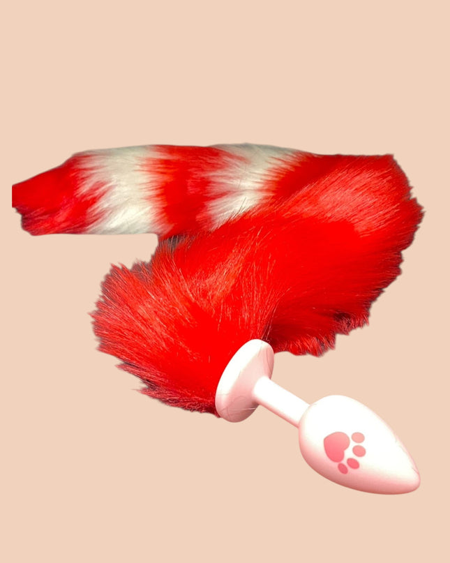 Plug Cola De Zorro Footprint Rojo Talla S