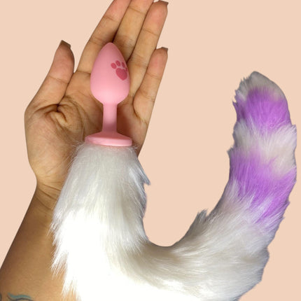 Plug Cola De Zorro Footprint Blanco Morado Talla S