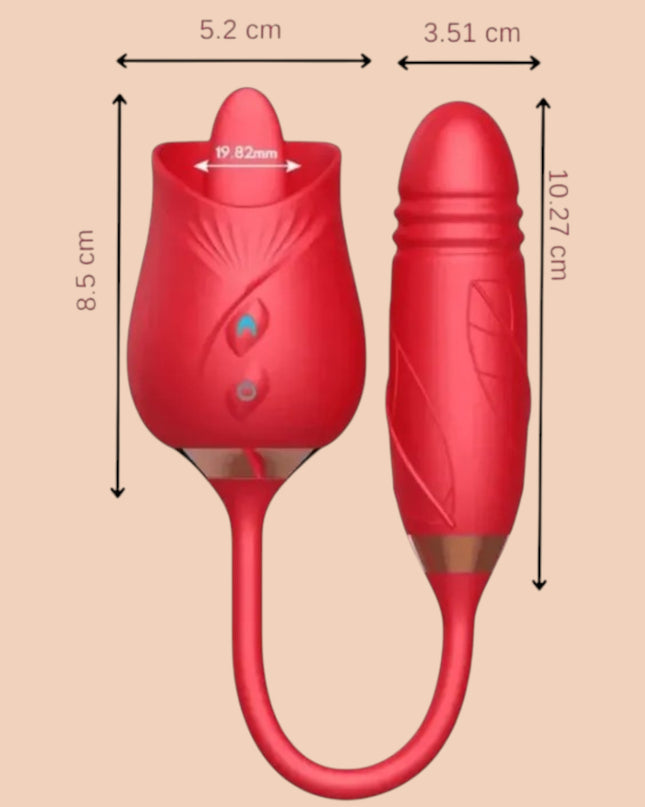 Vibrador flowers Succión/Penetración