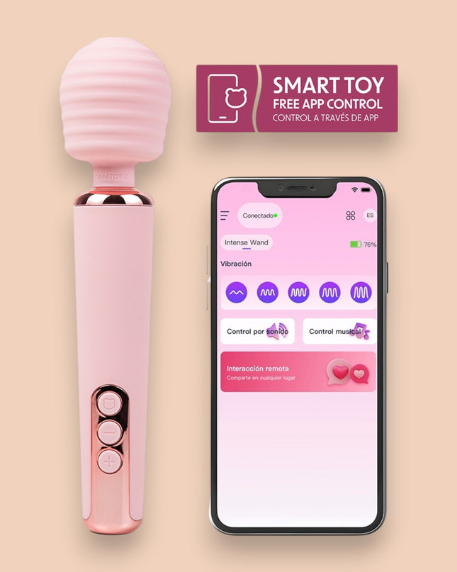 Intense vibrador Wand con App Camtoyz