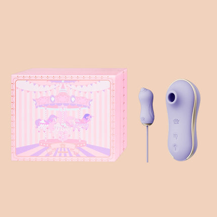 Set Vibrador de Lujo de 2 Piezas Unicorn Violet
