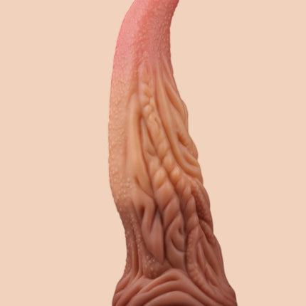 Dildo Dual Layered Tonque 25 cm