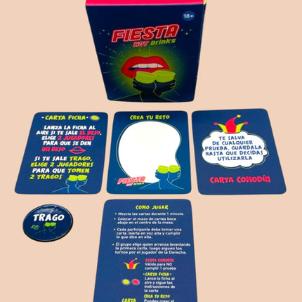 Juego de Cartas Fiesta Hot Drinks