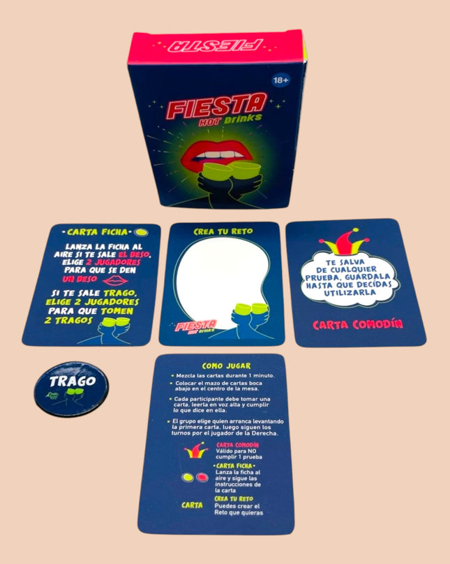 Juego de Cartas Fiesta Hot Drinks