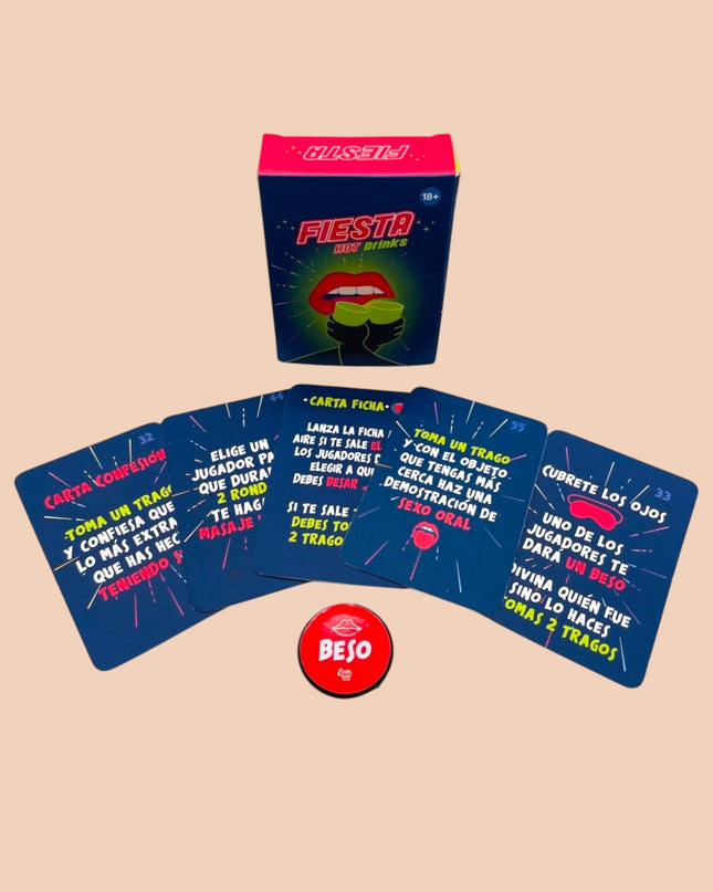 Juego de Cartas Fiesta Hot Drinks