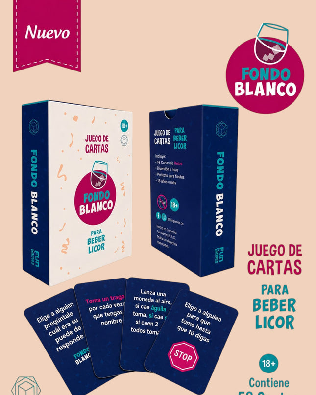Juego de Cartas Fondo Blanco