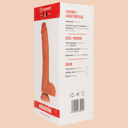 Dildo Realista Abadon 23.8 cm Camtoyz