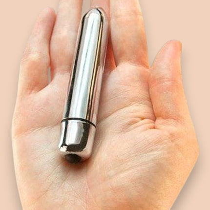 Bala Vibradora Bullet Plateado