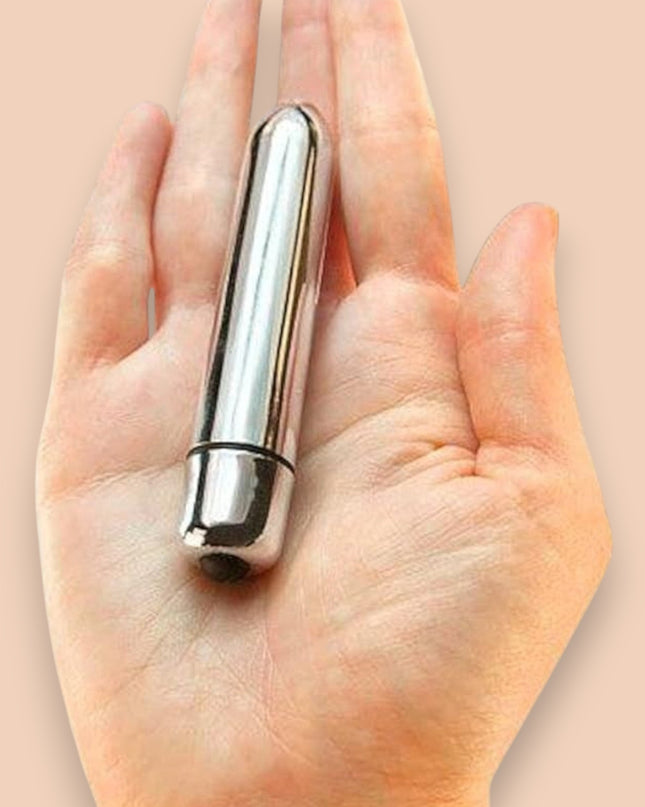 Bala Vibradora Bullet Plateado