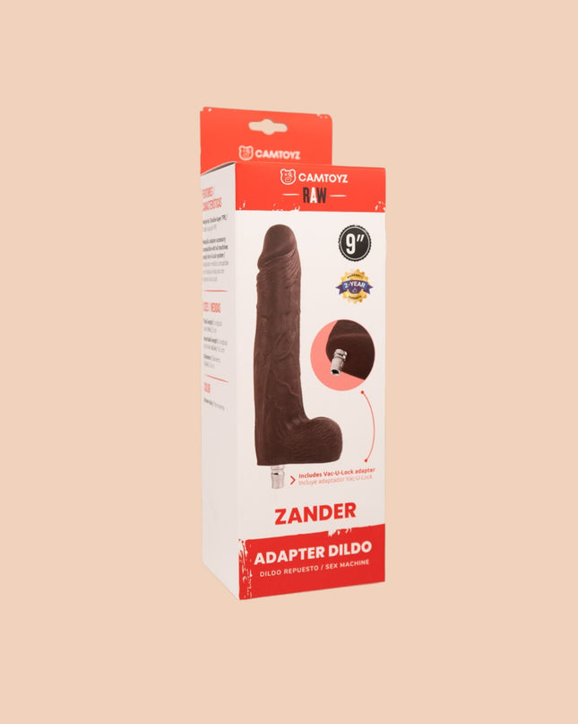 Zander Dildo Ultrarealista con Adaptador Camtoyz Sex Machine Lovense 23 cm