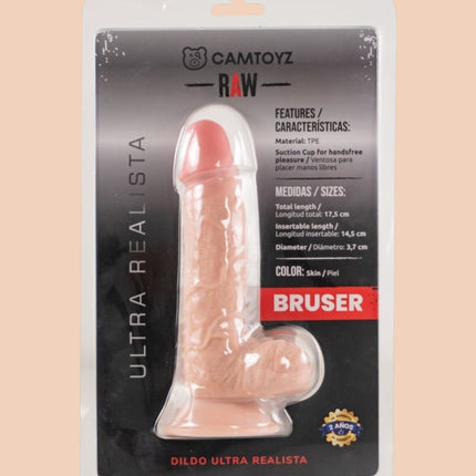 Dildo ultra realista Bruser 18.5 cm Camtoyz