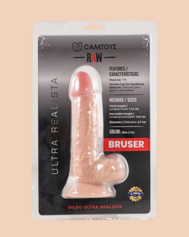 Dildo ultra realista Bruser 18.5 cm Camtoyz