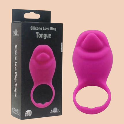 Anillo Vibrador Tongue Recargable