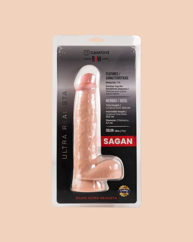 Dildo ultra realista Sagan 21.6 cm Camtoyz